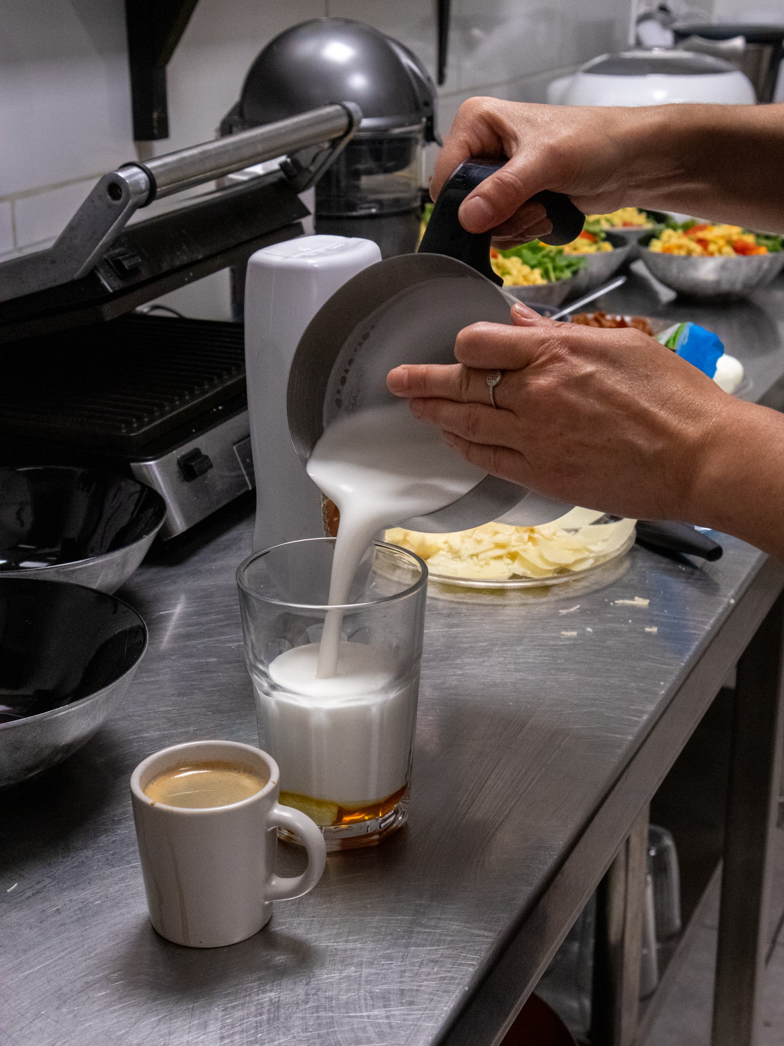 Préparation d'une boisson chaude